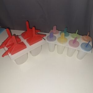 Popsicle Molds Plastic Sip N Pop Vintage Summer Frozen Homemade